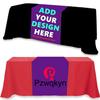 Custom Table Runner with Business Logo or Your Text Personalized Tablecloth Runners Customize with Logo for Birthday Wedding Anniversary Tradeshow Events 24"x72", Purple view 2