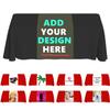 Custom Table Runner with Business Logo, Name, Design Personalized Tablecloth Customized Table Banner for Party Tradeshow Events Decor 36"x72", Yellow Green view 1