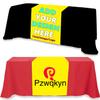 Custom Table Runner with Business Logo, Personalized Table Cloth with Text Photo, Customize Tablecloth for Birthday Wedding Anniversary Tradeshow Events, 30"x72", Bright Yellow view 2