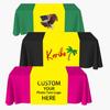 Custom Table Runner with Business Logo, Personalized Table Cloth with Text Photo, Customize Tablecloth for Birthday Wedding Anniversary Tradeshow Events, 30"x72", Bright Yellow view 3