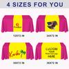 Custom Table Runner with Business Logo, Personalized Table Cloth with Text Photo, Customize Tablecloth for Birthday Wedding Anniversary Tradeshow Events, 30"x72", Bright Yellow view 4