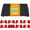 Custom Table Runner with Business Logo, Personalized Table Cloth with Text Photo, Customize Tablecloth for Birthday Wedding Anniversary Tradeshow Events, 30"x72", Croci view 1