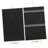 Parliky Black Felt Earring Holder Organizer Wall Mounted for Bracelets view 4