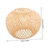 ULDIGI Bamboo Lampshade Pendant Light Vintage Decor Lamp Shade Boho Style for Home Lighting view 2