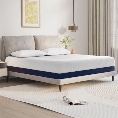 Twolike 14 inch Queen Size Memory Foam Mattress in a BoxMedium