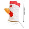 Oven Mitts, Oven Gloves Heat Resistant 1Pc Washable Cute Rooster Printed Oven Mitts with Hanging Rope Non-Slip Hot Mitts for Kitchen, Safe Baking, Cooking, Barbecue view 4