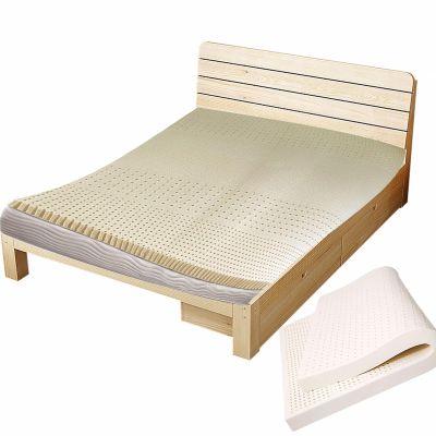 Natural Rubber Pure Mattress Thickened 80180cm(3171inch), 100% Natural Latex Mattresses Honeycomb Pore Ventilation, Organic Twin Mattress, Latex Mattress, Home Bedroom Cushion,3in