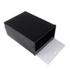 Parliky 6pcs Stackable Shoe Storage Box, Thickened Plastic Door Black view 1
