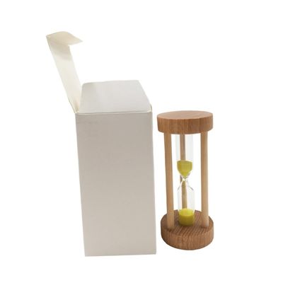3 Minute Wooden Sandglass Hourglass Timer for Board Games Decor