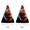 BTCOWZRV Melt In The Water Christmas Hat Unisex Velvet Santa Hat Xmas Holiday Hat for Adults New Year Party Headwear view 3