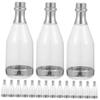 COOLHIYA 30pcs Miniature Wine Bottle Candy Boxes Creative Wedding Favor Containers for Bridal Showers Birthdays and Engagement Parties Elegant Silver Bottle Design view 1
