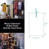 LLZJDDPLY Vacuum Storage Bags, 5 Pack Hanging Vacuum Storage Bags, Hanging Vacuum Storage Bags for Coats, Vacuum Storage Bags for Dresses, Suits, Coats(70x105cm/27.5x41in) view 2
