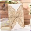 Wedding Invitation Cards Envelope Empty Kraft Paper Inner Sheet Party Invitations 20PCS Golden Style view 4