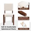 Merax Modern 5 Piece Dining Table Set for 4,Faux Marble Style Kitchen Table Set with One Rectangle Table and 4 Dining Chairs for Dining Room Table Set for Small Place view 4