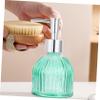 HOLIDYOYO 2pcs Glass Liquid Dispenser Pump Bottle Empty Pump Bottle for Shampoo Soap Kitchen Soap Dispenser view 3