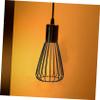 CIYODO Retro Wrought Iron Lampshade Drop Shape Decorative Mesh Light Cover for Steampunk Industrial Decor view 4