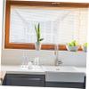 Garneck 1pc Toothbrush Holder and Vanity Tray Organizer for Bathroom Countertop Silver Stripes Storage for Toiletries and Cosmetics view 3