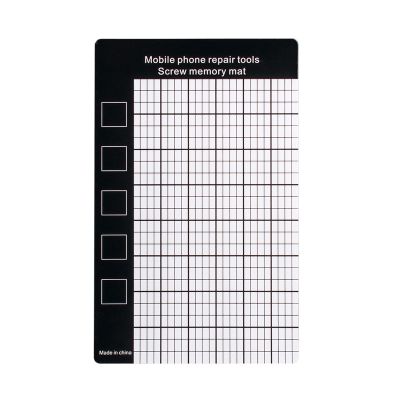 kobeIeen Repair Mat Magnetic Screw Mat Memory Pad for Repair Tools Screw 9x14.5cm Disassembly Repair Work Pad