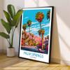Home Decor Wall Art Unframed, Ukpark Palm Springs California Travel Print Wall Decor Wall Art Palm Springs Wall Hanging Home Dcor Palm Springs Lovers American Art view 2