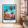 Home Decor Wall Art Unframed, Ukpark Palm Springs California Travel Print Wall Decor Wall Art Palm Springs Wall Hanging Home Dcor Palm Springs Lovers American Art view 3