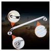 Grab Bars Handle Safety Support Hand Rails, 12-Inch Grab Bars for Bathroom, Polished Chrome Grab Bars for Bathtubs and Showers, Wall Mount Stainless Steel Support Rail, Safety Anti-slip Assist Handrai view 2