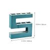 HOLIDYOYO Umbrellas Stand Rack Creative Umbrellas Shelf Easy Install Wall-mounted Rack for Outdoor view 2