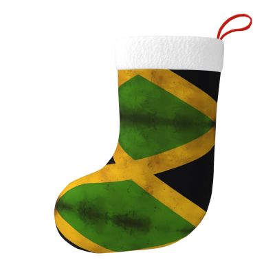 WZYCWB Old Jamaican Flag Christmas tree decoration socks, Halloween Christmas holiday party ceremony decoration socks, 17.7 * 11 inches,