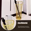 Umbrella Stand 25 Inch Tall Modern Umbrella Holder Gold Metal Umbrella Stand Freestanding Round Umbrella Hollow Rack or Cane Holder for Entryway Hallway view 4