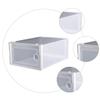 ABOOFAN 2pcs Sturdy Plastic Shoe Boxes Stackable Shoes Organizer Entryway Storage Rack Cases Pp Material view 3
