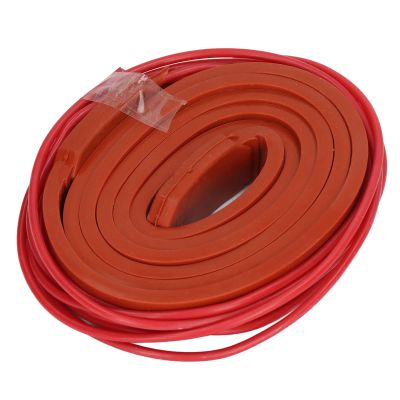 Silicone Heating Belt, Pipe Heat Tape 15x1000mm 40w Flexible and Insulation Heat Tape For Water Pipes, For Oil Pipe and Engine Heating (DC24V)