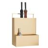Large Capacity Umbrella Organizer Hold 18-25 Umbrellas,Home Office Hotel Entry Hallway Umbrella Holder,Umbrella Stand with Removable Drip Tray (Color : Gold, Size : 48x27x65CM) view 1