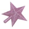 COOLHIYA 15cm Pink Treetop Star Christmas Tree Ornaments Mini Tree Decorations Holiday Decor view 1