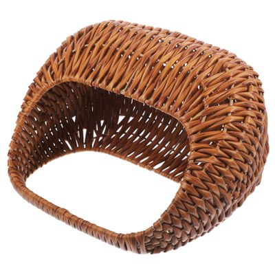 COOLHIYA Flower Girl Handwoven Basket for Wedding Vintage Decorative Storage Versatile Picnic Basket for Weddings and Home Use Unique Design
