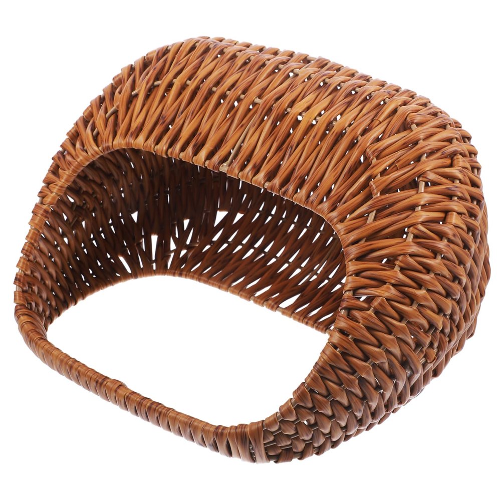 COOLHIYA Flower Girl Handwoven Basket for Wedding Vintage Decorative Storage Versatile Picnic Basket for Weddings and Home Use Unique Design