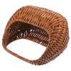 COOLHIYA Flower Girl Handwoven Basket for Wedding Vintage Decorative Storage Versatile Picnic Basket for Weddings and Home Use Unique Design view 1