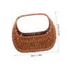 COOLHIYA Flower Girl Handwoven Basket for Wedding Vintage Decorative Storage Versatile Picnic Basket for Weddings and Home Use Unique Design view 2
