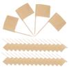 Cabilock 100Pcs Decorative Food Flag Picks Creative Toothpick Flags for Cake Appetizers and Party Treats Chic Cocktail Toppers for Birthday Theme Parties and Events view 1