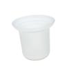 GRIRIW Toilet Brush Holder Ventilation Slots Compact and Sturdy Bathroom Scrubber Brush Base for Easy Cleaning and Organization Modern Design Drainage for Quick Drying view 1