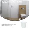 GRIRIW Toilet Brush Holder Ventilation Slots Compact and Sturdy Bathroom Scrubber Brush Base for Easy Cleaning and Organization Modern Design Drainage for Quick Drying view 4
