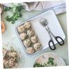 BIUDECO 3pcs Stainless Steel Meatball Makers Meatball Scoop Ball Maker Tool Easy to Use for Kitchen Gadget view 2