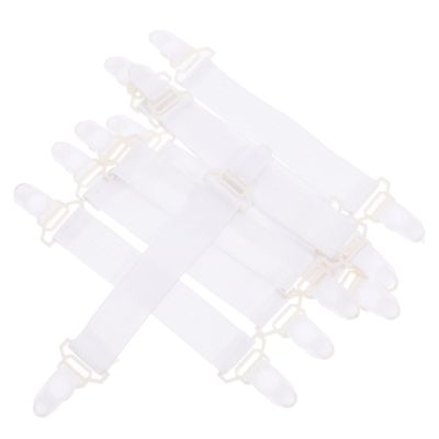 CIYODO 8pcs Bed Sheet Straps Mattress Sheet Holder Clips Elastic for Preventing from Sliding