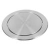 Outanaya Stainless Steel Swing Lid Trash Can Cover Kitchen Waste Bin Lid for Garbage Can view 1
