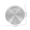Outanaya Stainless Steel Swing Lid Trash Can Cover Kitchen Waste Bin Lid for Garbage Can view 2