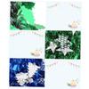 KICHOUSE Shiny Metalic Mini Christmas Tree 5 Pcs Set Seasonal Decor Holiday Tree Model view 4