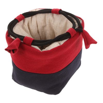 Garneck Drawstring Teapot Bag for Travel and Storage Lightweight Portable Tea Pouch Wear-resistant Cloth Material Easy Pull Closure Suitable for Outdoor Trips and Household Teacup Storage