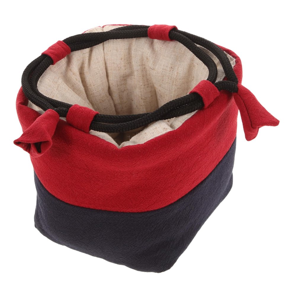 Garneck Drawstring Teapot Bag for Travel and Storage Lightweight Portable Tea Pouch Wear-resistant Cloth Material Easy Pull Closure Suitable for Outdoor Trips and Household Teacup Storage