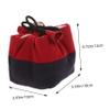 Garneck Drawstring Teapot Bag for Travel and Storage Lightweight Portable Tea Pouch Wear-resistant Cloth Material Easy Pull Closure Suitable for Outdoor Trips and Household Teacup Storage view 2