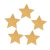FELTECHELECTR 100pcs Glitter Star Confetti No Craft Paper Cutouts for Showers Weddings and Birthday Party Decorations Golden Delicate Star Shape No Shedding Glitter view 1
