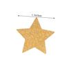 FELTECHELECTR 100pcs Glitter Star Confetti No Craft Paper Cutouts for Showers Weddings and Birthday Party Decorations Golden Delicate Star Shape No Shedding Glitter view 2