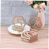 ABOOFAN Elegant Wedding Table Numbers Decor 20pcs Wooden Hexagon Seat Numbers for Banquet Birthday Catering Party Anniversary view 4